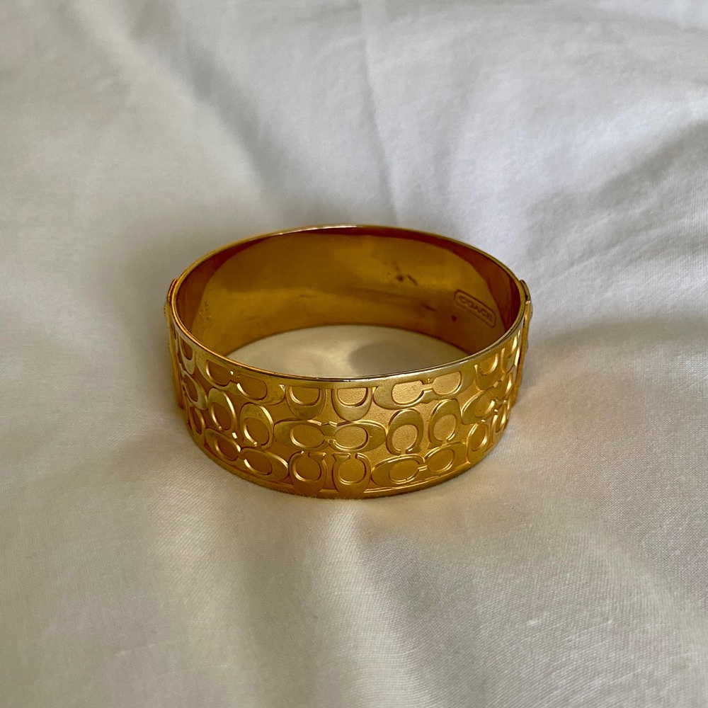 Coach Gold Bracelet Bangle